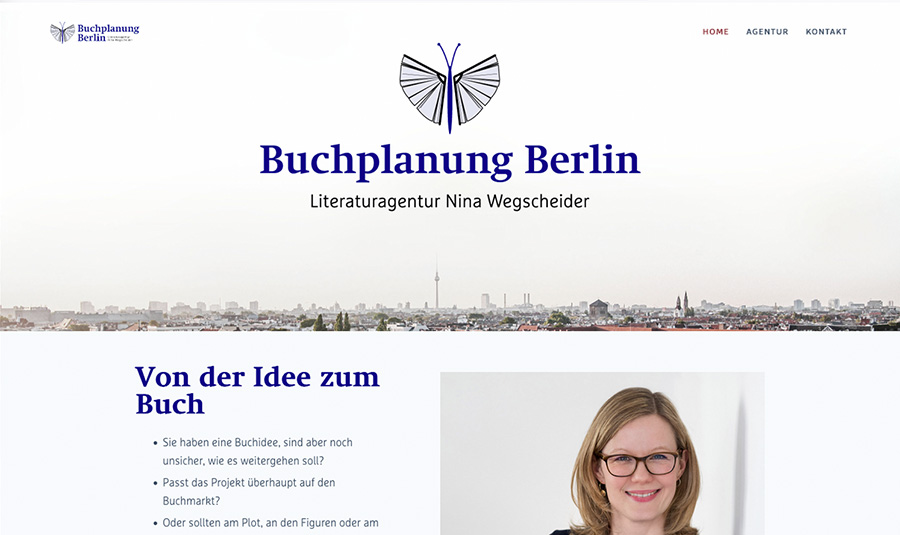 Webseite Buchplanung Berlin